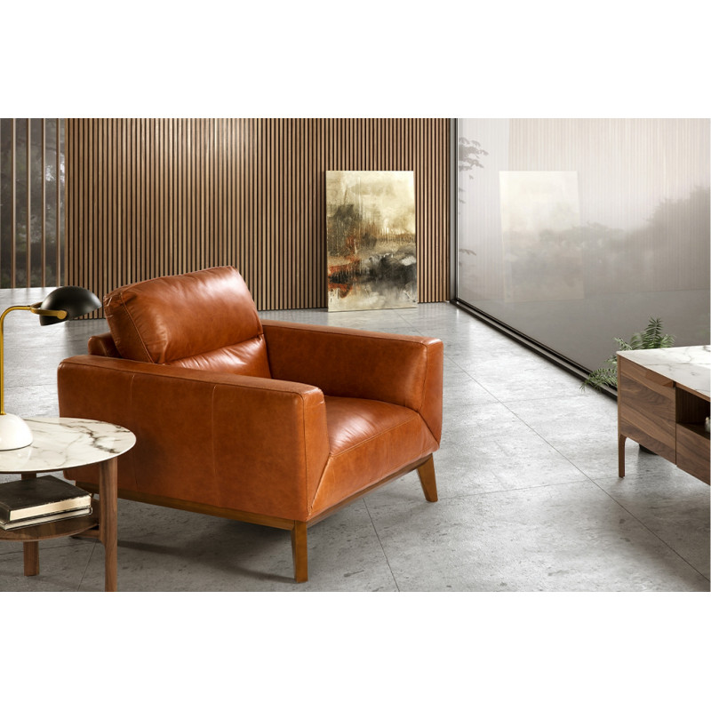 LEON prémium bőr fotel