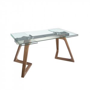 FONDON design bővíthető üveg étkezőasztal - 160-240cm
