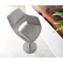 VESTA prémium bárszék - szürke kordbársony