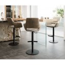 VESTA prémium bárszék - beige bouclé