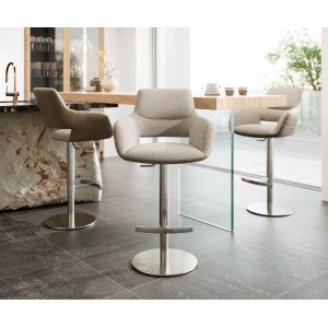 VESTA prémium bárszék - beige bouclé