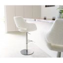 VESTA prémium bárszék - fehér bouclé