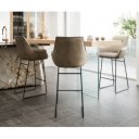 GEMINI prémium bárszék - beige bouclé