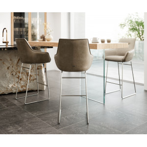 GEMINI prémium bárszék - beige bouclé