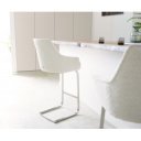 HARMONIA prémium bárszék - fehér bouclé