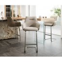 HARMONIA prémium bárszék - beige bouclé