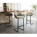 HARMONIA prémium bárszék - beige bouclé