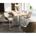 HARMONIA prémium bárszék - beige bouclé