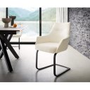 HARMONIA prémium étkezőszék - fehér bouclé