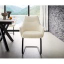 HARMONIA prémium étkezőszék - fehér bouclé
