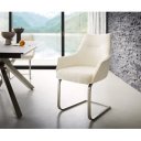 HARMONIA prémium étkezőszék - fehér bouclé