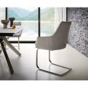 HARMONIA prémium étkezőszék - szürke kordbársony