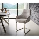 HARMONIA prémium étkezőszék - szürke kordbársony