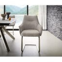 HARMONIA prémium étkezőszék - szürke kordbársony