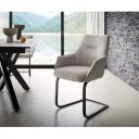 HARMONIA prémium étkezőszék - szürke kordbársony