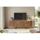 VILENDAS exkluzív mangófa TV-szekrény - 140cm