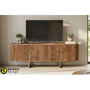 VILENDAS exkluzív mangófa TV-szekrény - 140cm BIZZOTTO