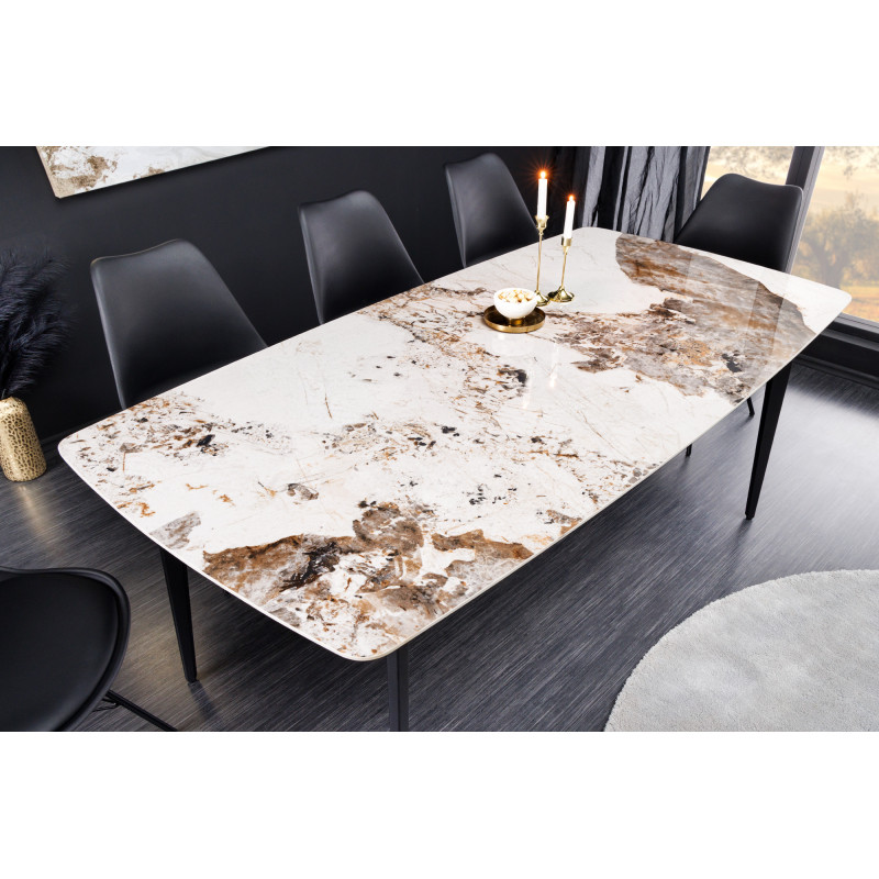 MILANO design kerámia étkezőasztal - 160/180cm