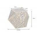 BONE DIAMOND exkluzív dohányzóasztal - 60cm