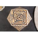 BONE DIAMOND exkluzív dohányzóasztal - 60cm