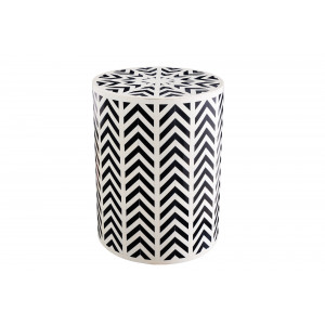 BONE INLAY exkluzív lerakóasztal - 45cm