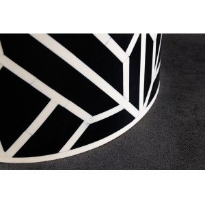 BONE INLAY-II exkluzív lerakóasztal - 45cm