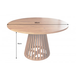 JADE különleges akác étkezőasztal - 120/130/140cm