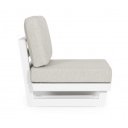 INFINITY prémium kerti fotel - szürke/fehér