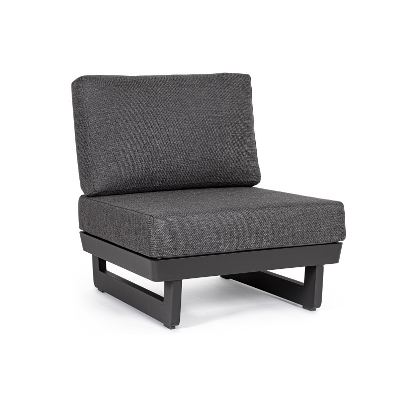 INFINITY prémium kerti fotel - szürke/antracit