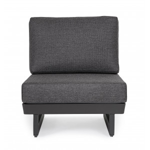 INFINITY prémium kerti fotel - szürke/antracit