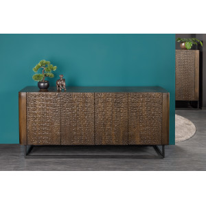 NILOTIC modern mangófa komód - 177cm - barna