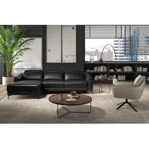 SALOBRAL prémium bőr relax sarokkanapé - balos kivitel Angel Cerdá