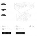 SALOBRAL prémium bőr relax sarokkanapé - jobbos kivitel