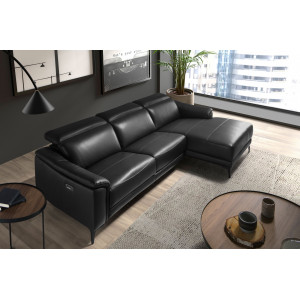 SALOBRAL prémium bőr relax sarokkanapé - jobbos kivitel Angel Cerdá