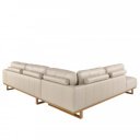 CASAPALMA prémium bőr sarokkanapé - balos kivitel