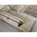 CASAPALMA prémium bőr sarokkanapé - balos kivitel