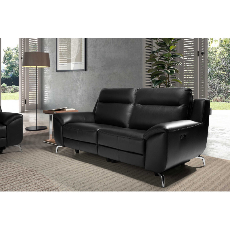 PAMIERS prémium bőr relax kanapé - 2 személyes