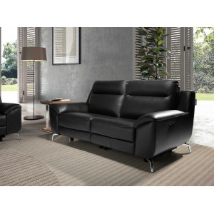PAMIERS prémium bőr relax kanapé - 2 személyes