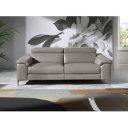 PIZARRA prémium bőr relax kanapé - 3 személyes - szürke