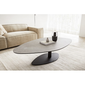 GLORY prémium kerámia dohányzóasztal - 140cm - beton DELIFE