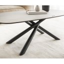 VERSUS prémium kerámia dohányzóasztal - 120cm - beton