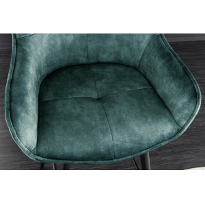 EUPHORIA design bársony bárszék - türkiz