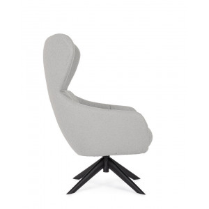 NOVARA design forgófotel - szürke
