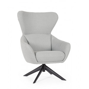 NOVARA design forgófotel - szürke