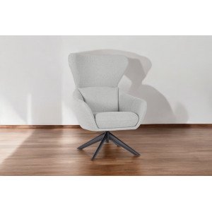 NOVARA design forgófotel - szürke BIZZOTTO