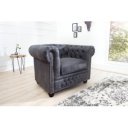 CHESTER-II design fotel - vintage szürke