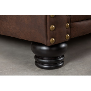 CHESTER II design 2 személyes kanapé - vintage barna
