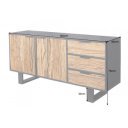 BARRACUDA INDUSTRIAL design komód - 150cm