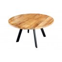 CRAFTER tömör mangófa étkezőasztal - 120/145cm