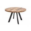 CRAFTER tömör mangófa étkezőasztal - 120/145cm